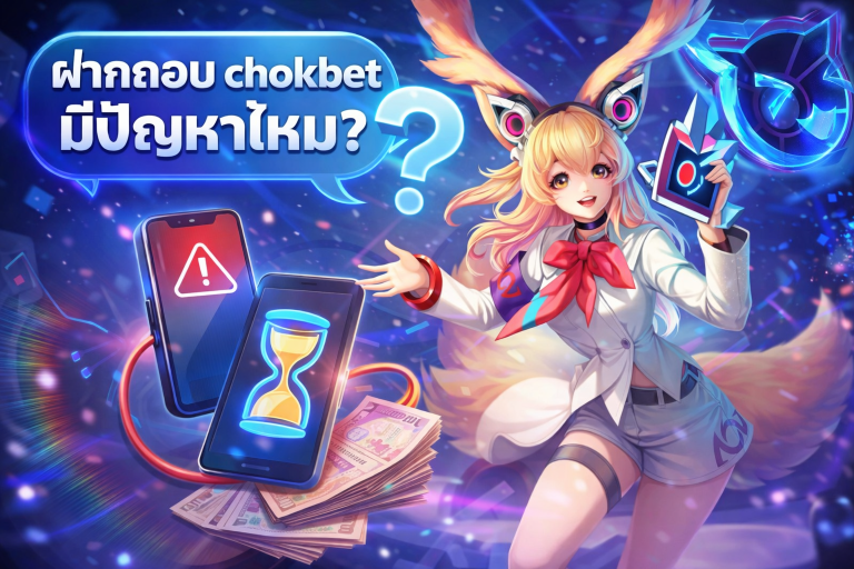 ฝากถอน chokbet มีปัญหาไหม